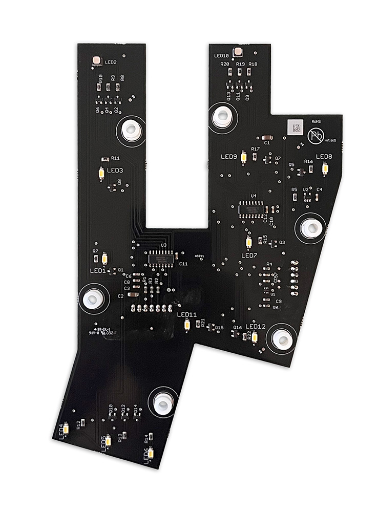 Guardians Of The Galaxy Pro Upper Left LED Lamp Board 9B